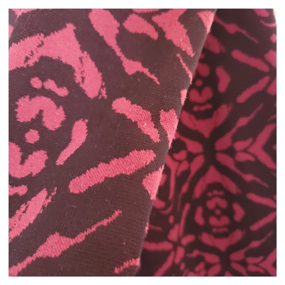 Pink and Black Patterned Tunic Dress - Picture 8 of 14